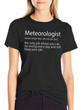 Meteorologist Definition Graphic T-Shirt