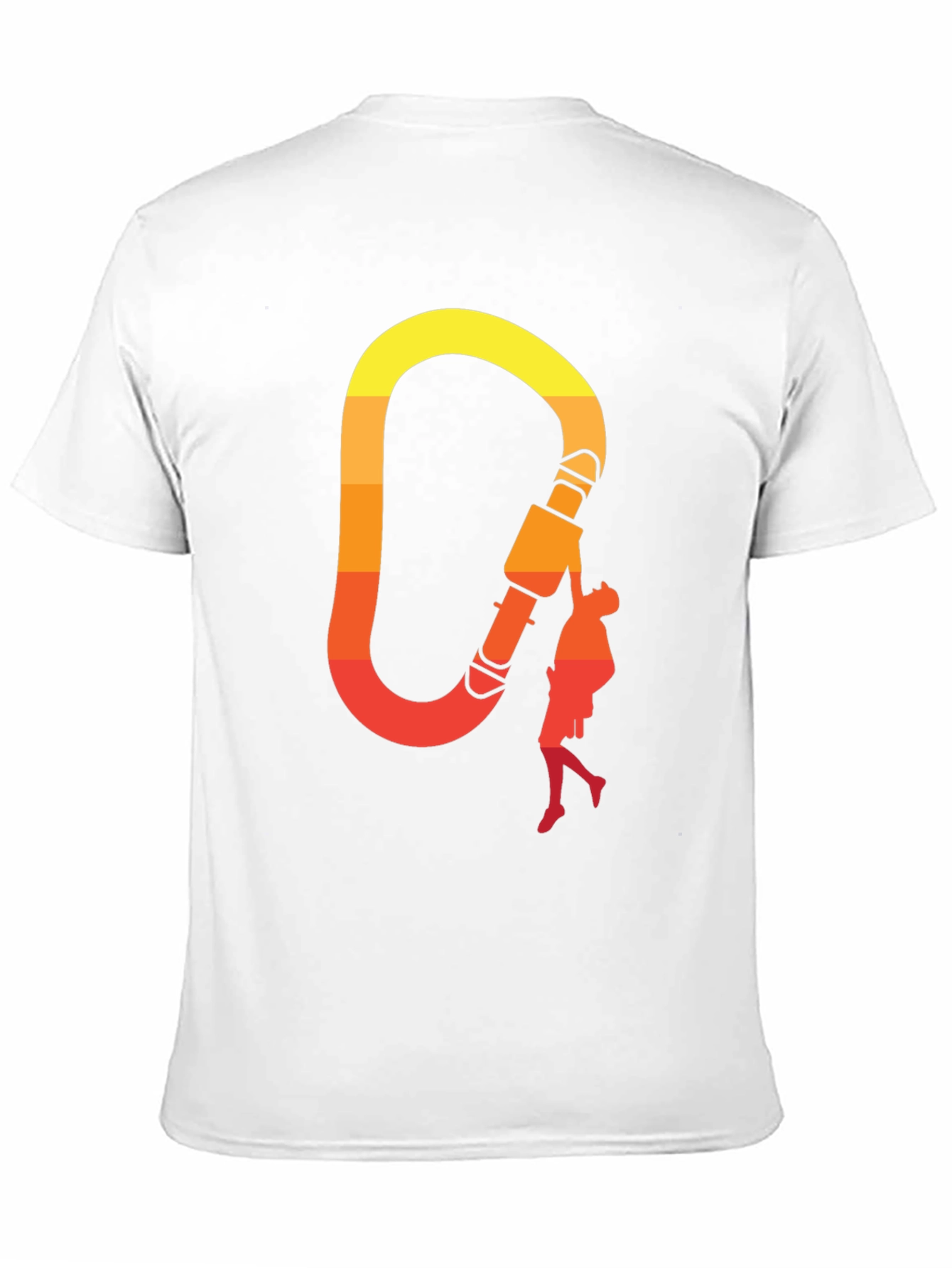 Climbing Carabiner Sunset Graphic Tee
