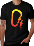 Climbing Carabiner Sunset Graphic Tee