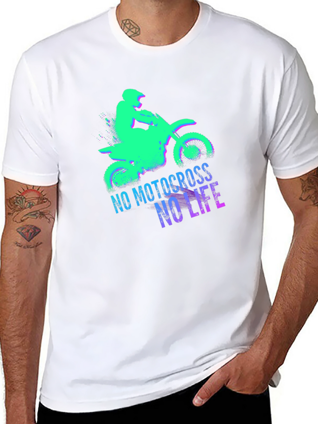 No Motocross No Life Graphic Tee