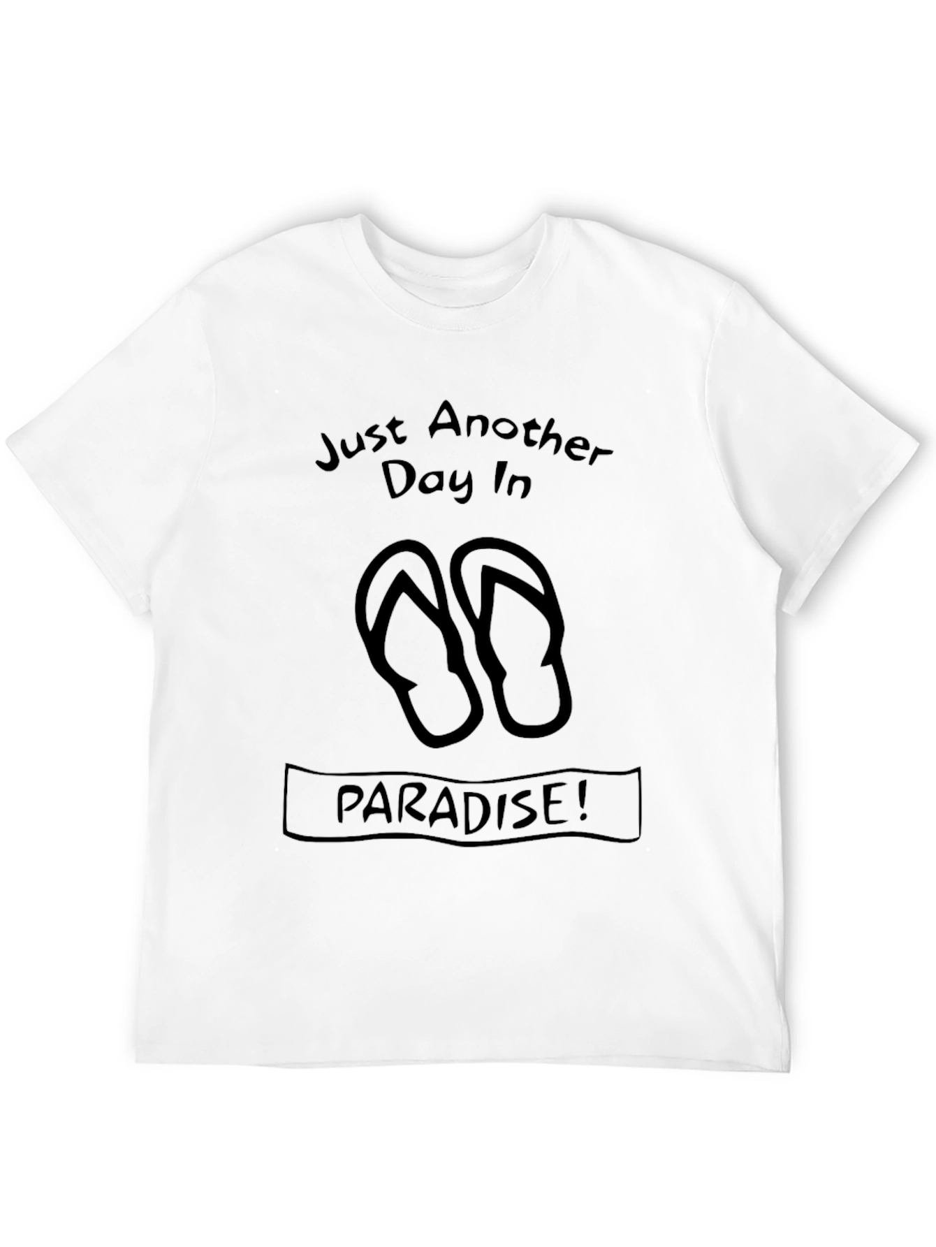 Paradise Found Black Graphic T-Shirt