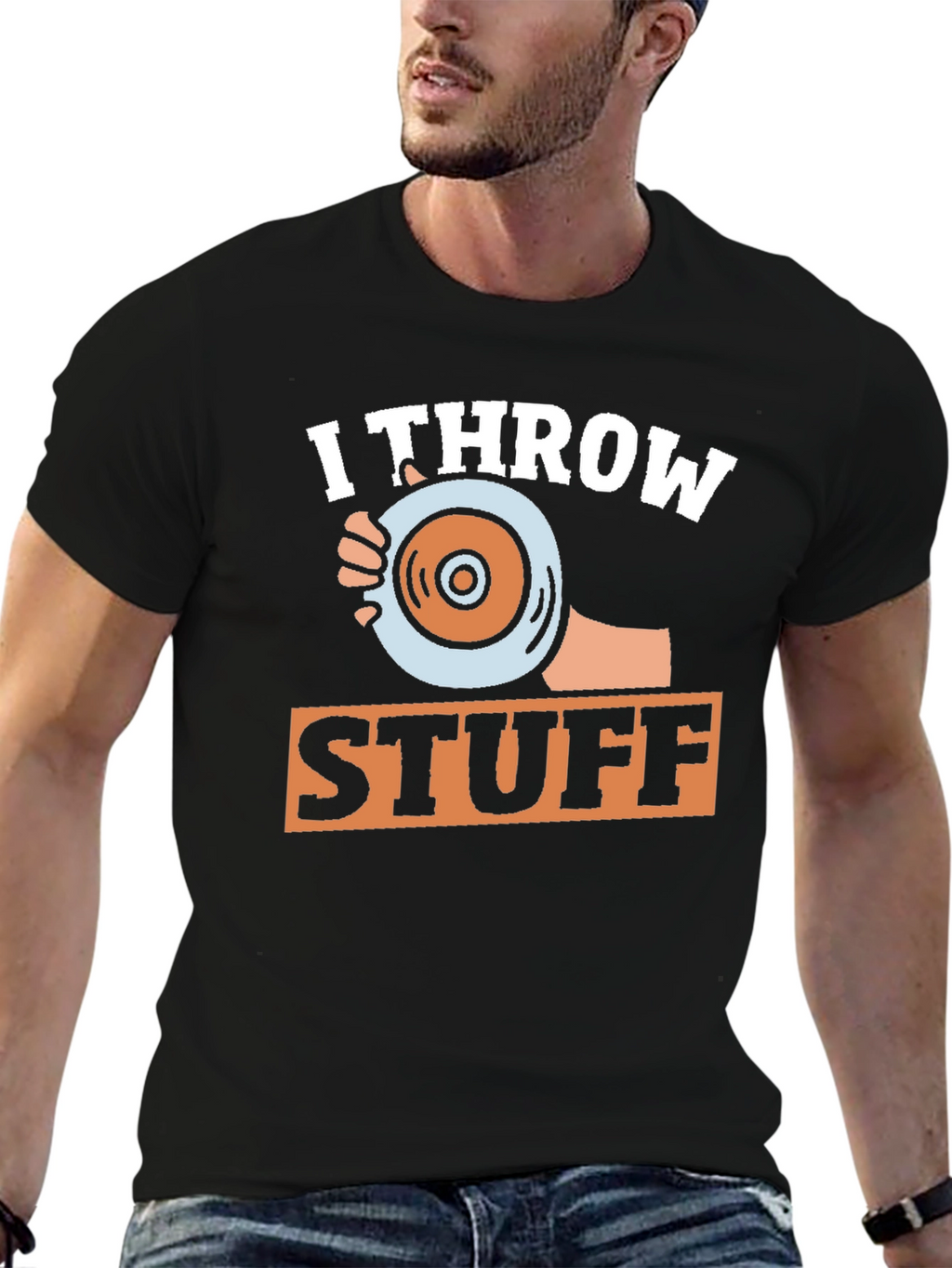 I Throw Stuff Graphic T-Shirt