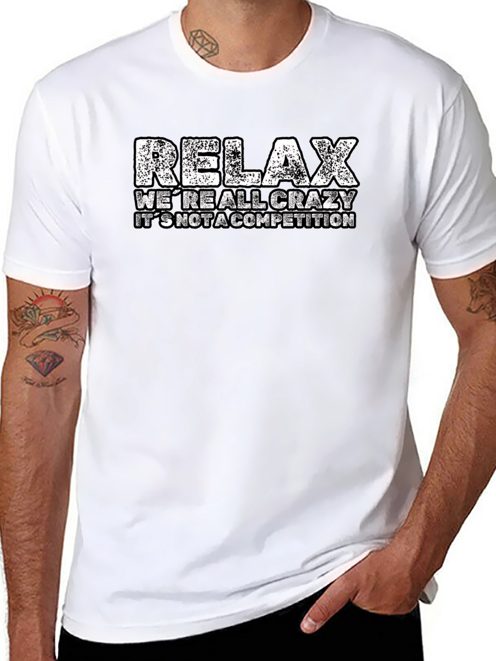 Relax Crazy T-Shirt - Funny Casual Tee