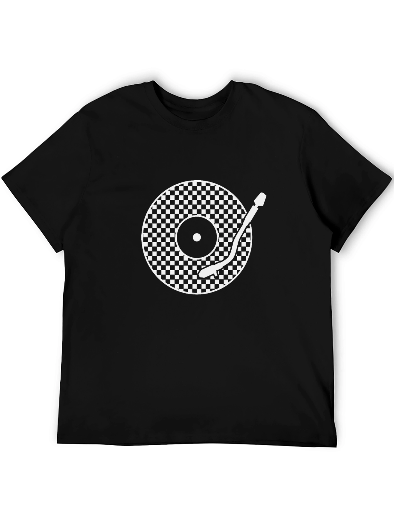 Checkerboard Turntable Graphic Tee