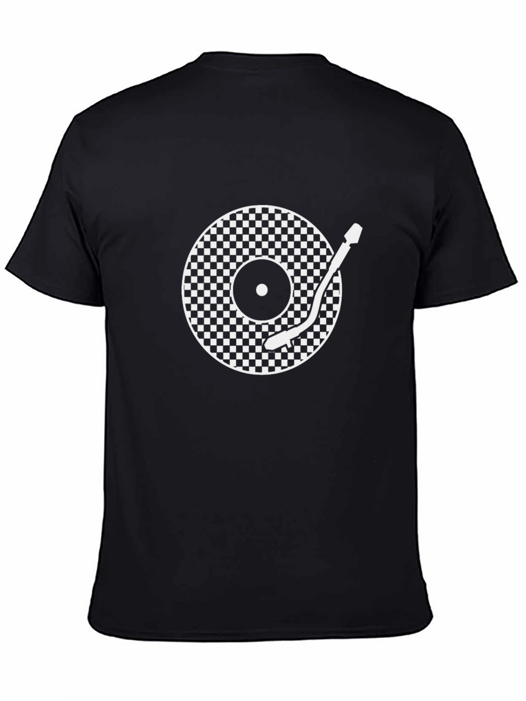 Checkerboard Turntable Graphic Tee