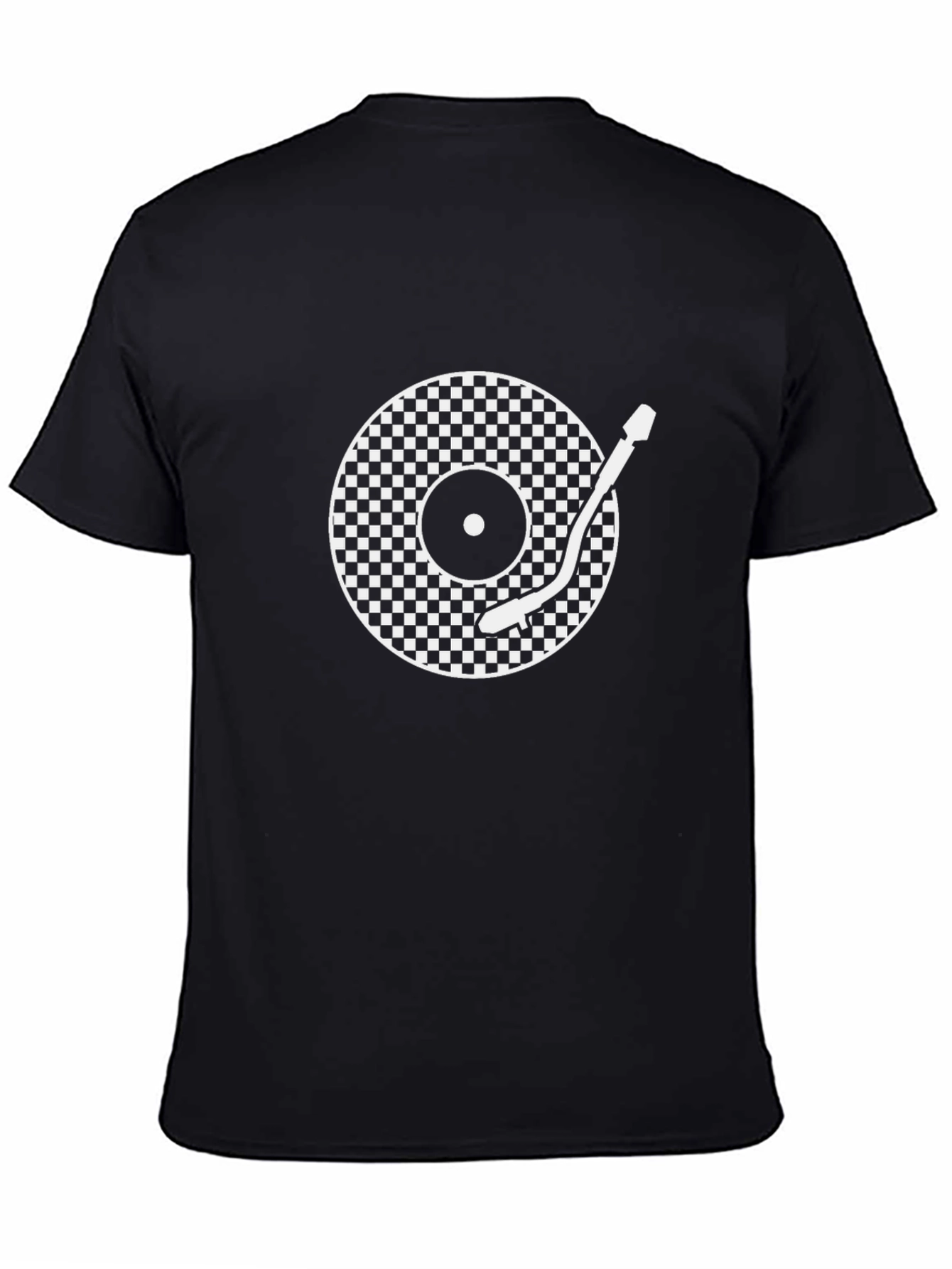 Checkerboard Turntable Graphic Tee