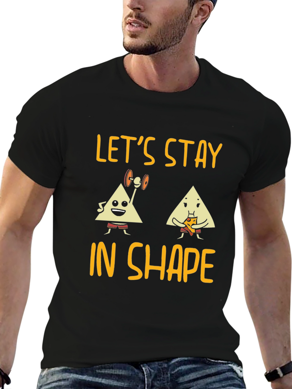 Lets Stay in Shape Graphic Tee