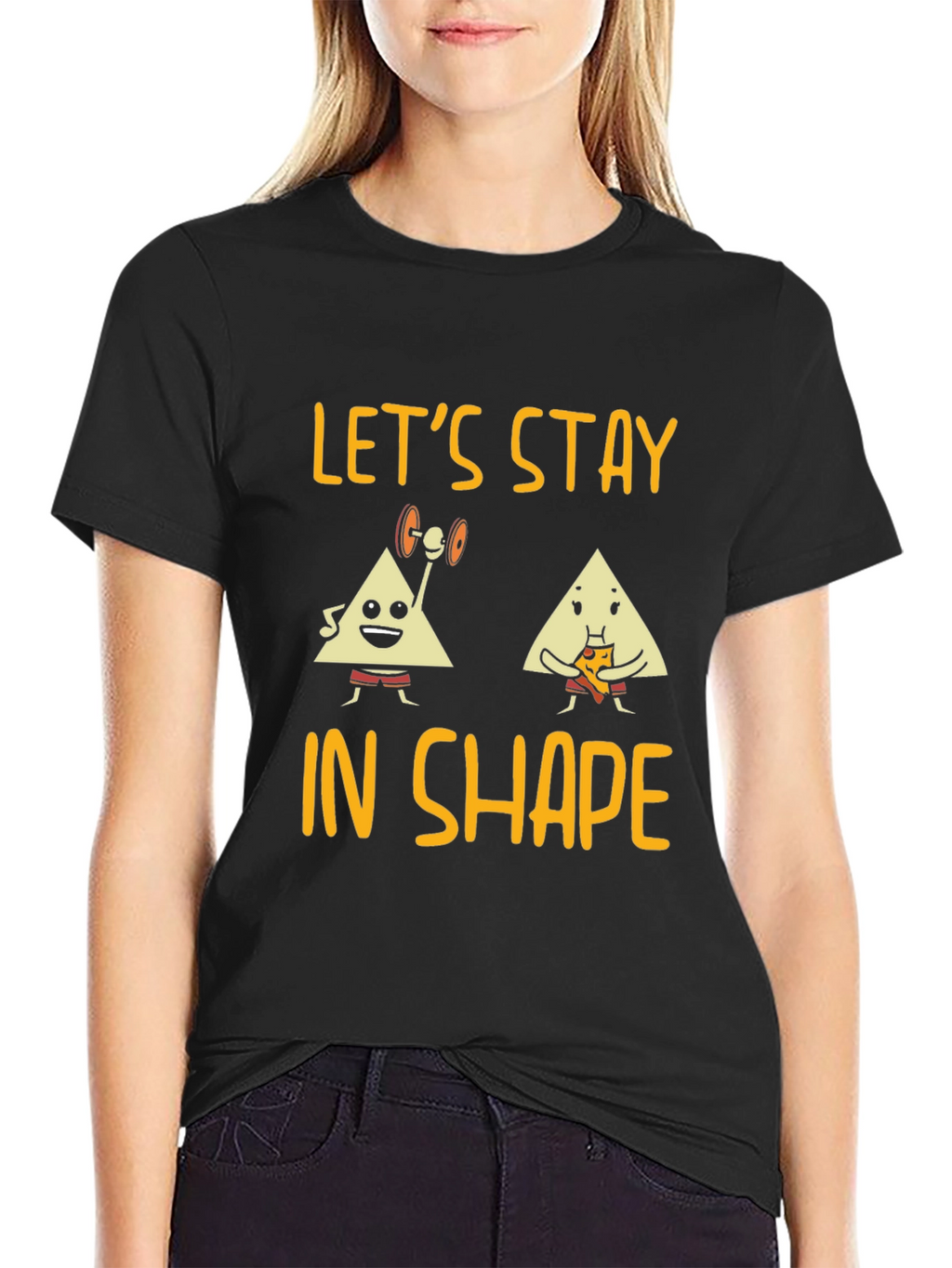 Lets Stay in Shape Graphic Tee