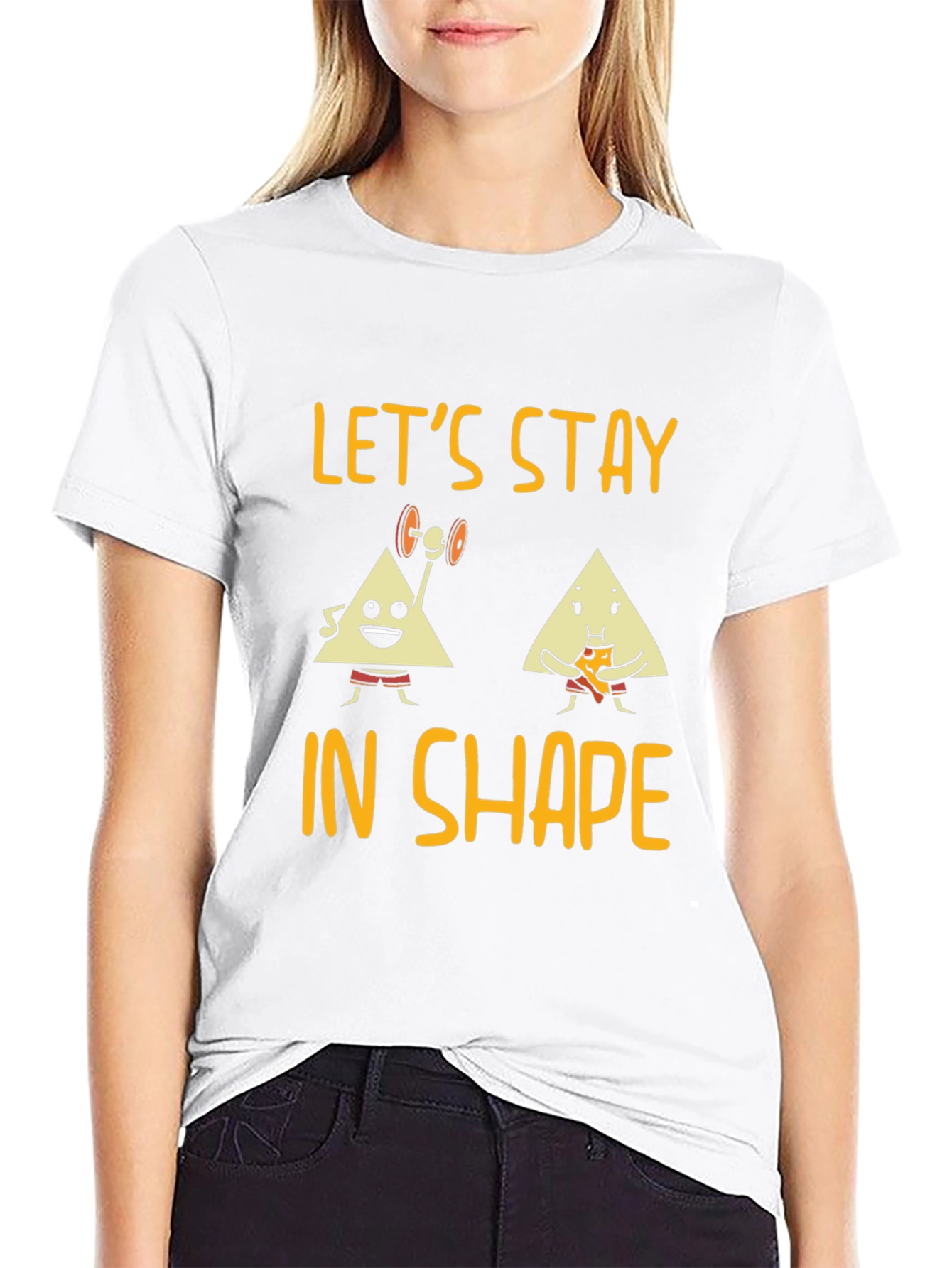 Lets Stay in Shape Graphic Tee