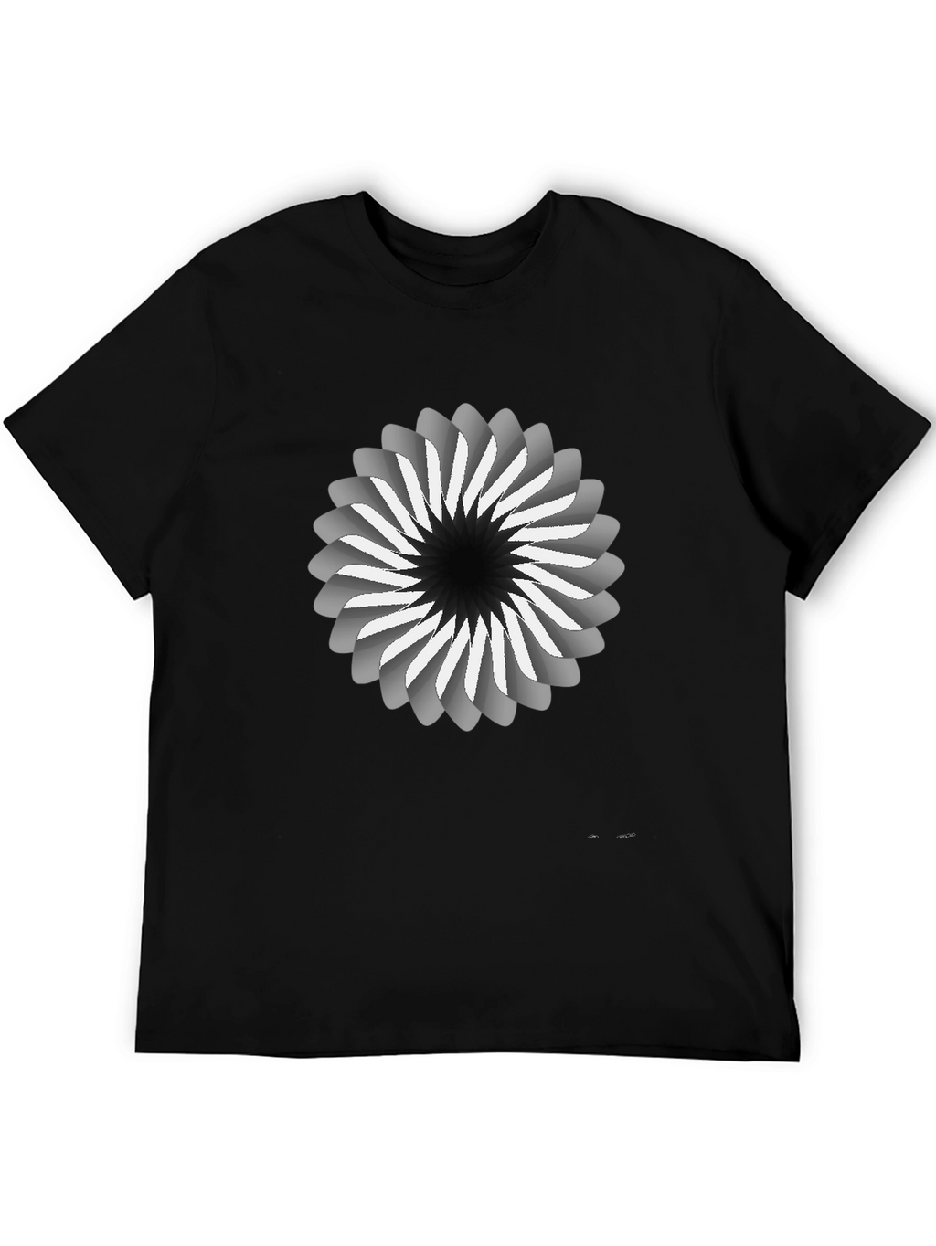 Abstract Swirl Graphic Tee - Modern Design