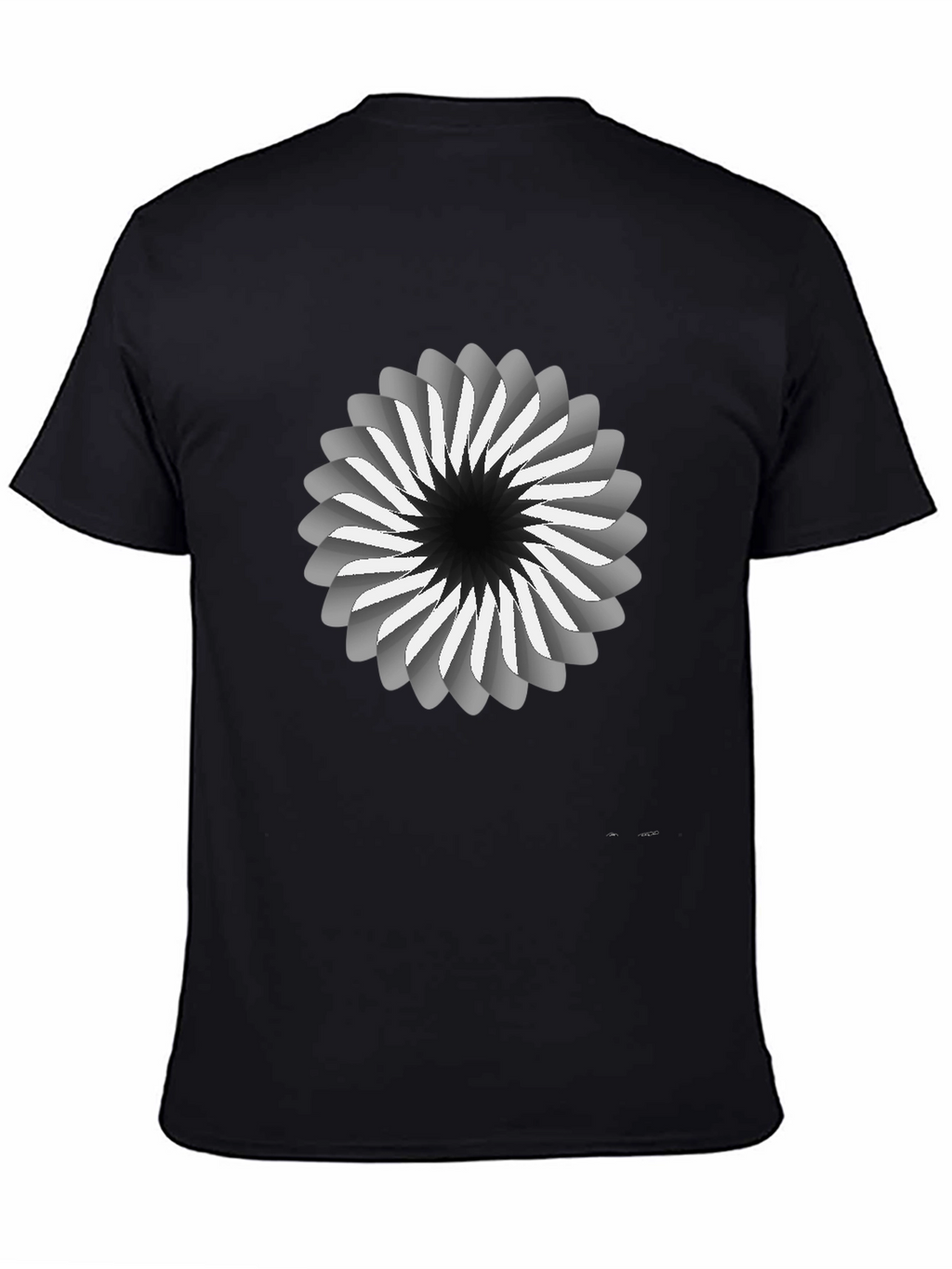 Abstract Swirl Graphic Tee - Modern Design