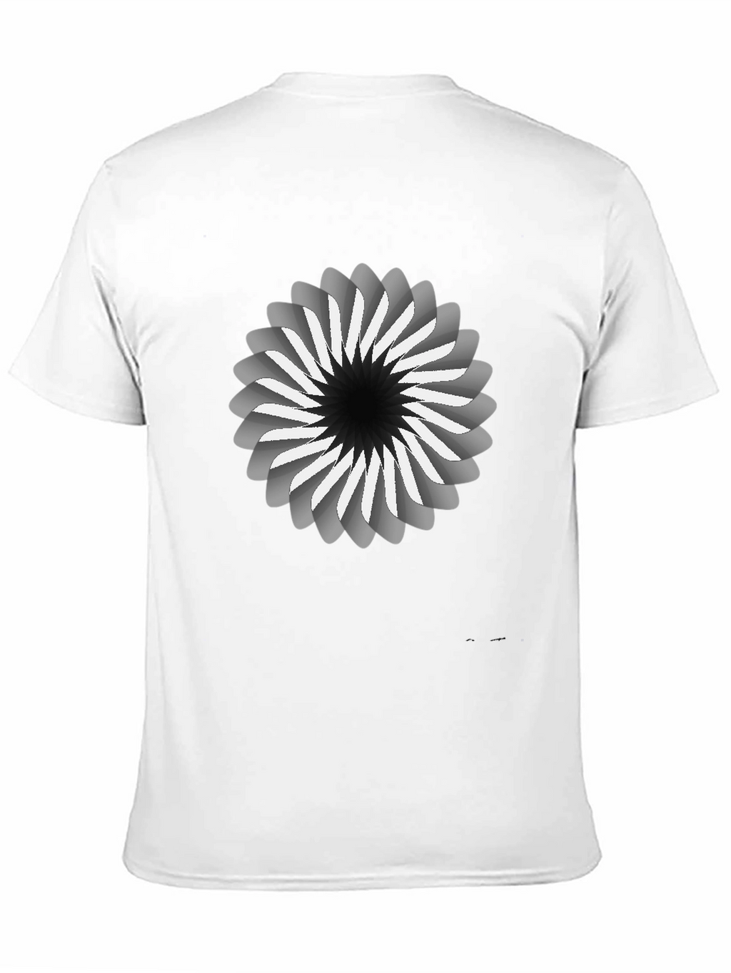 Abstract Swirl Graphic Tee - Modern Design