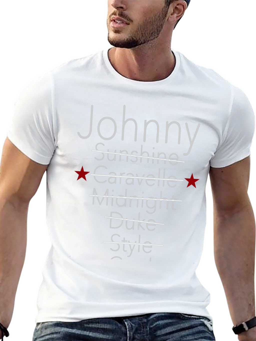 Johnny Carvelle T-Shirt - Mens Graphic Tee