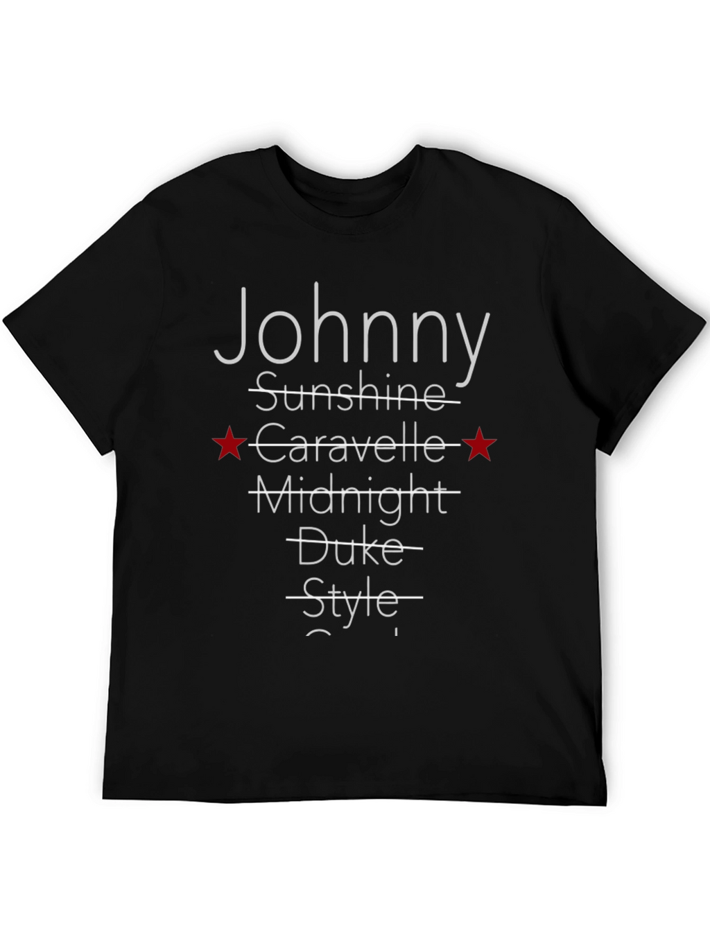 Johnny Carvelle T-Shirt - Mens Graphic Tee