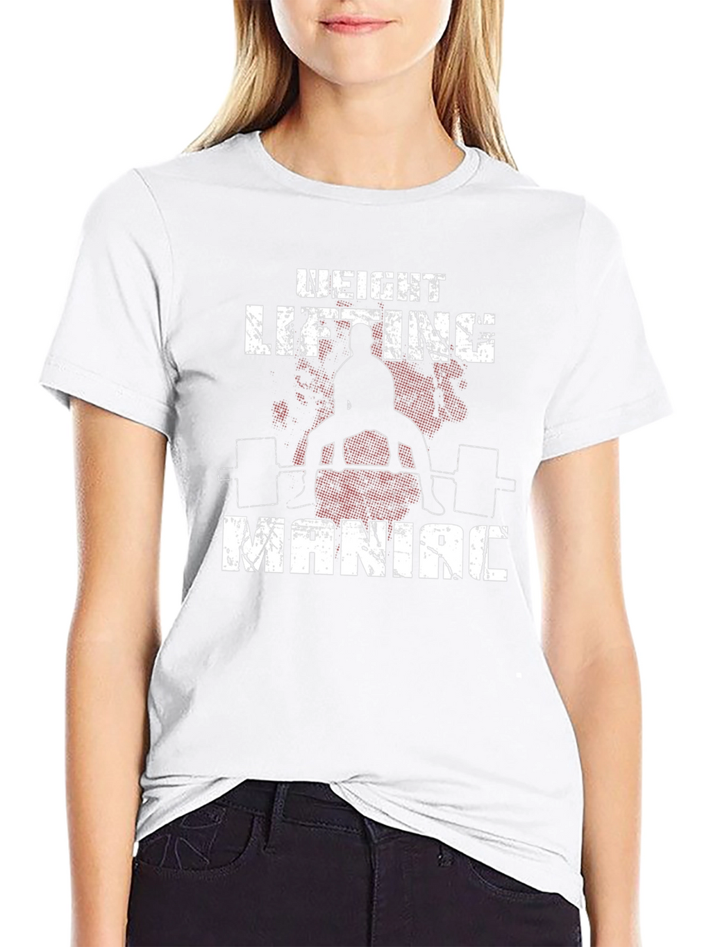 Weight Lifting Maniac Black T-Shirt
