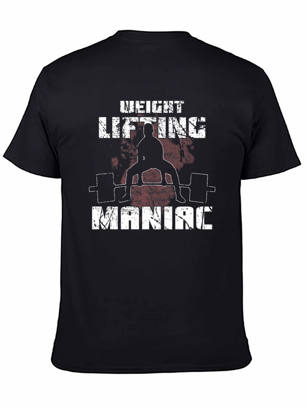 Weight Lifting Maniac Black T-Shirt