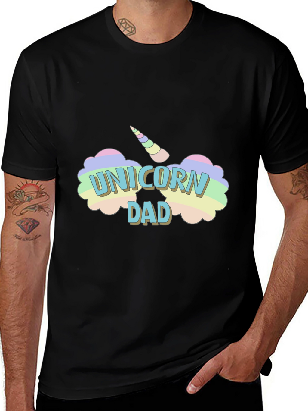 Unicorn Dad Graphic T-Shirt