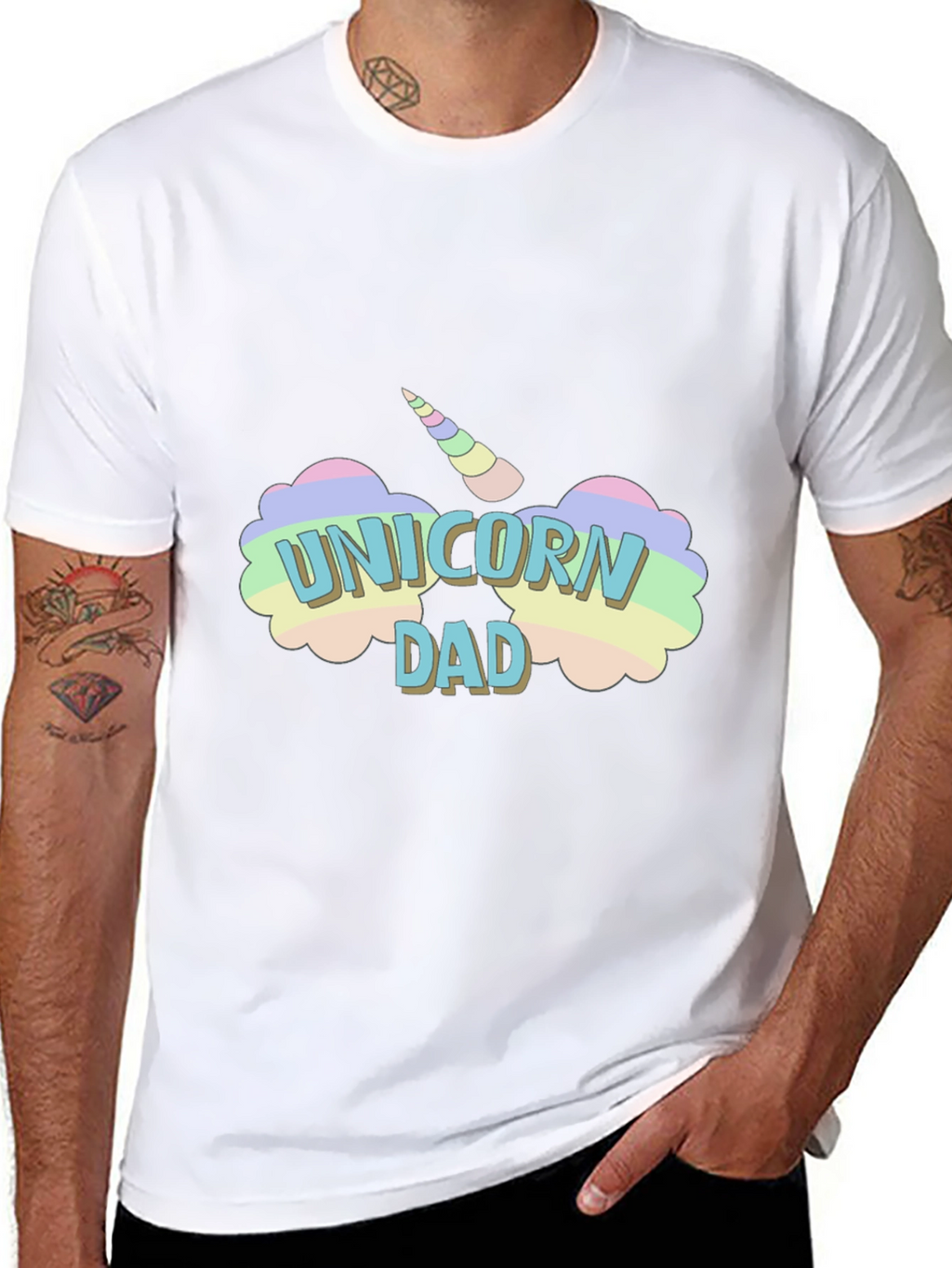 Unicorn Dad Graphic T-Shirt