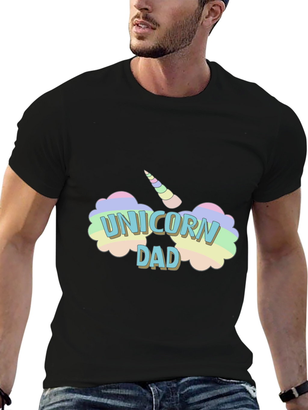 Unicorn Dad Graphic T-Shirt