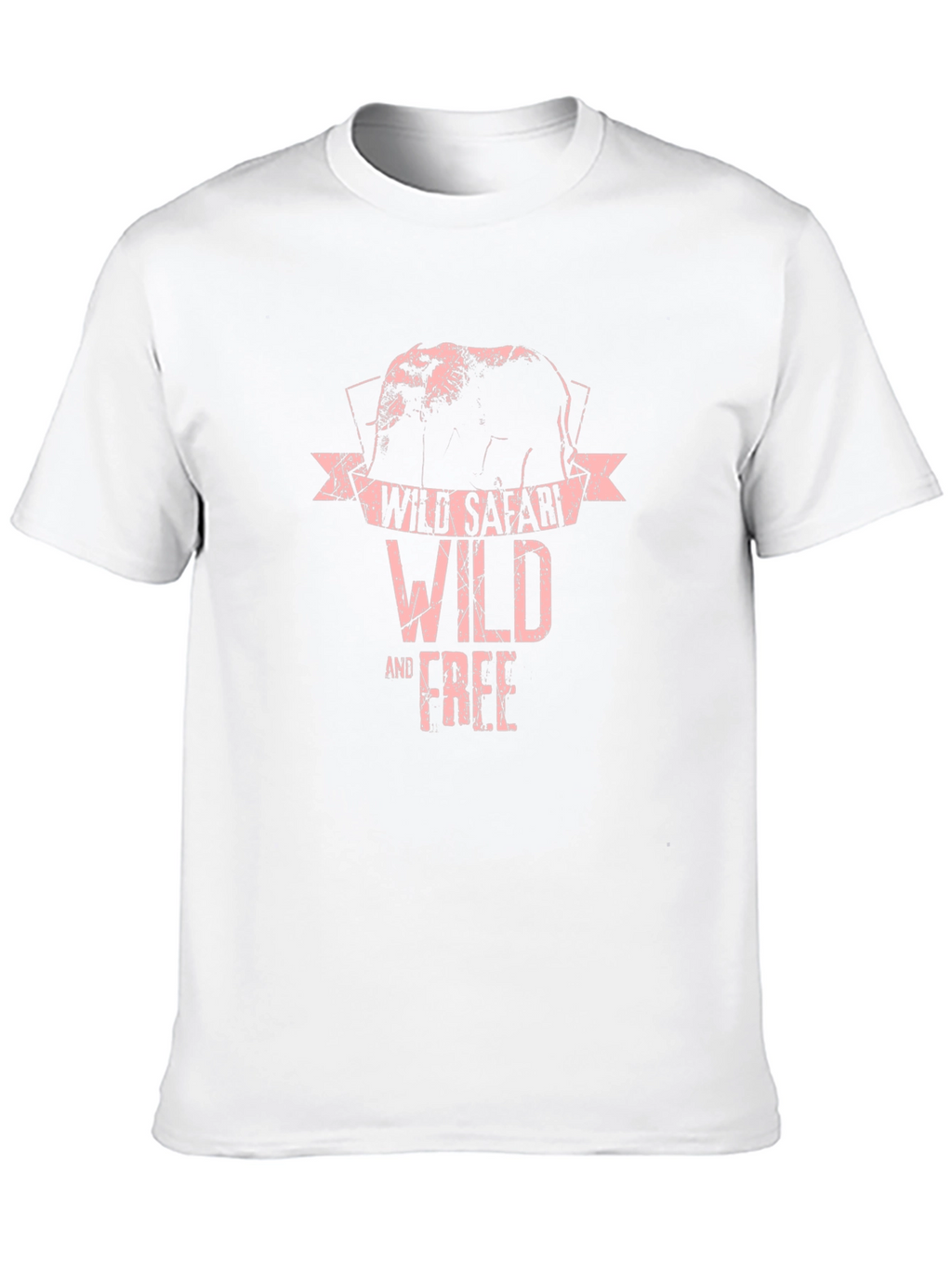 Wild Safari Elephant Graphic T-Shirt