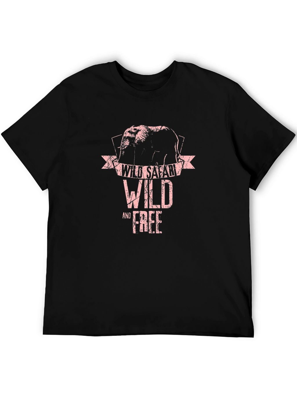 Wild Safari Elephant Graphic T-Shirt