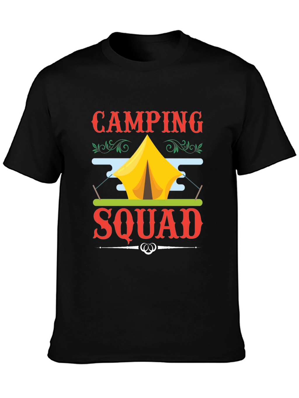 Camping Squad Graphic T-Shirt