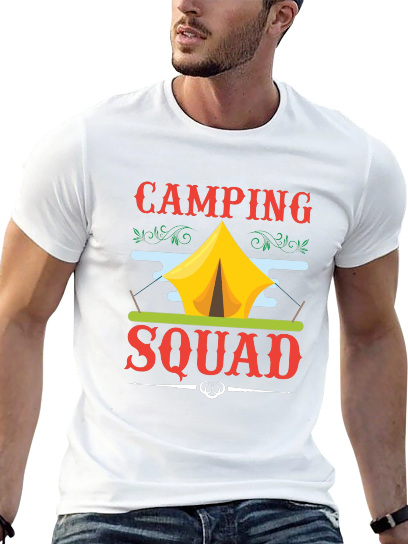 Camping Squad Graphic T-Shirt