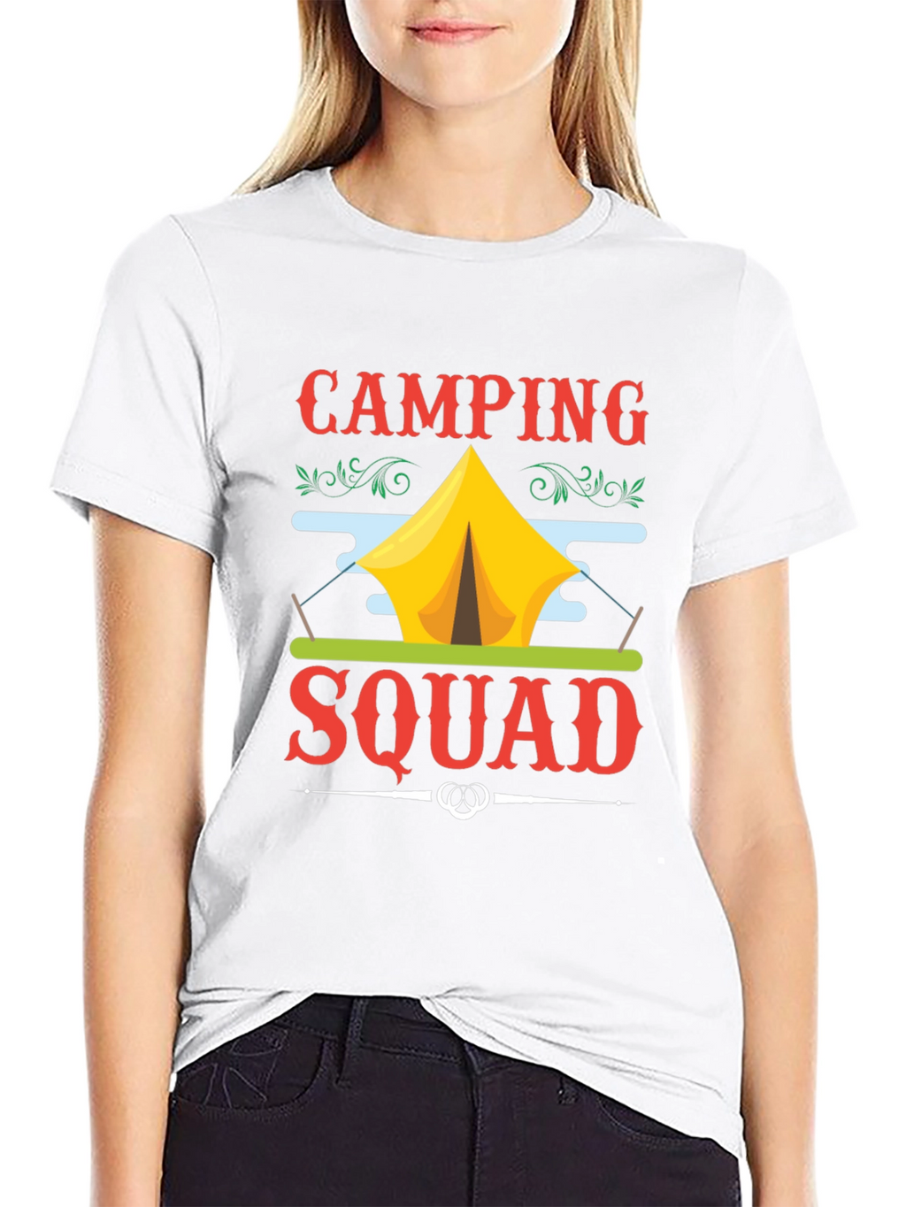 Camping Squad Graphic T-Shirt