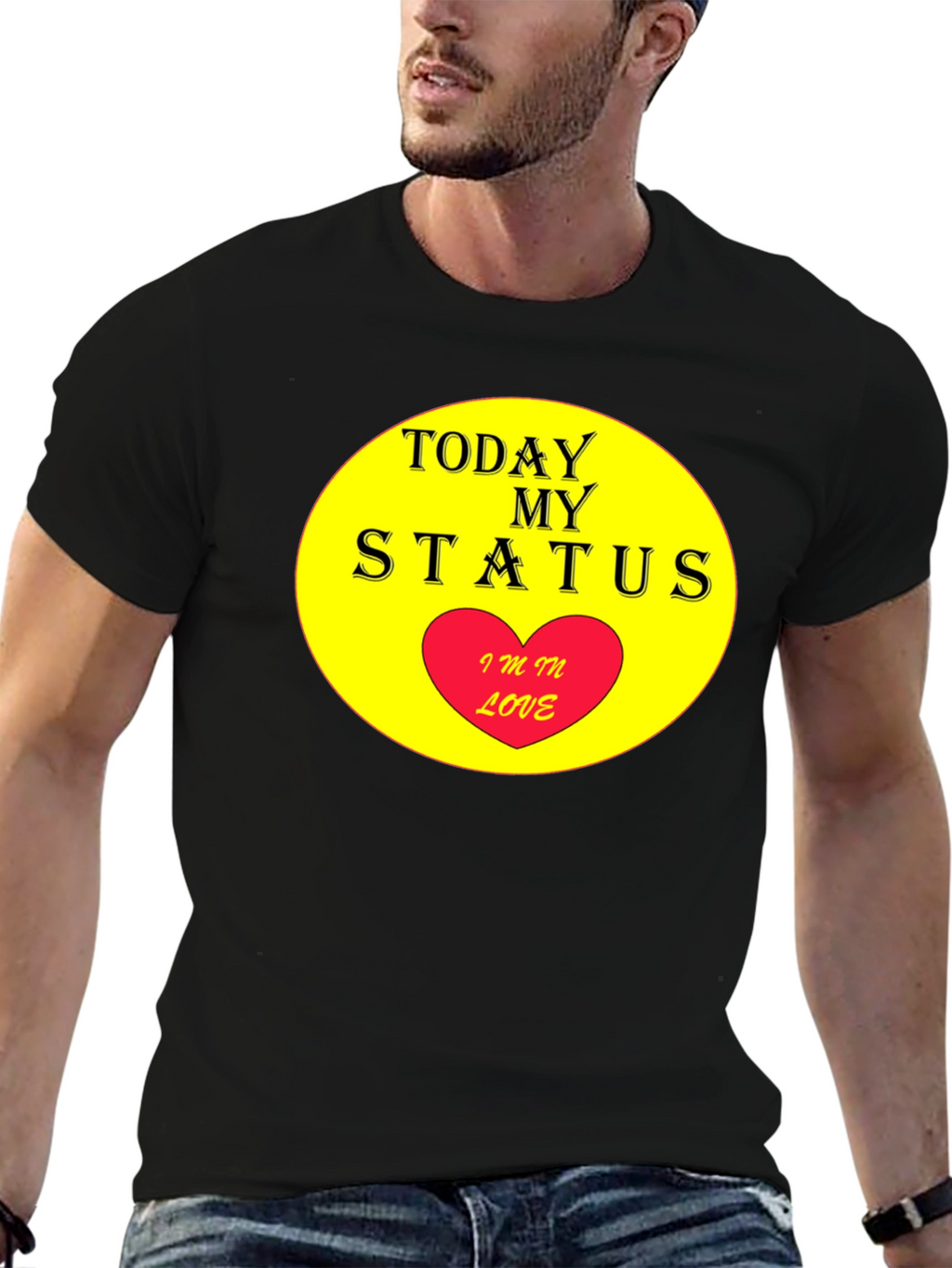 Today My Status: Im In Love T-Shirt