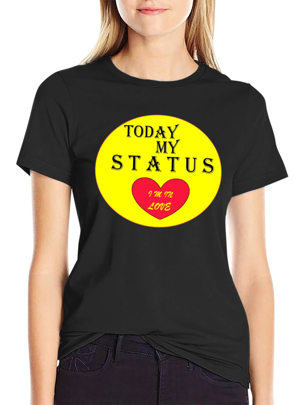 Today My Status: Im In Love T-Shirt