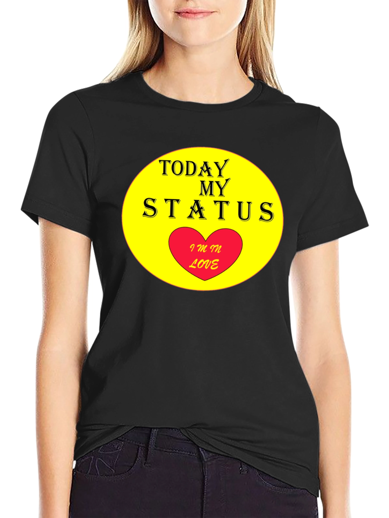 Today My Status: Im In Love T-Shirt