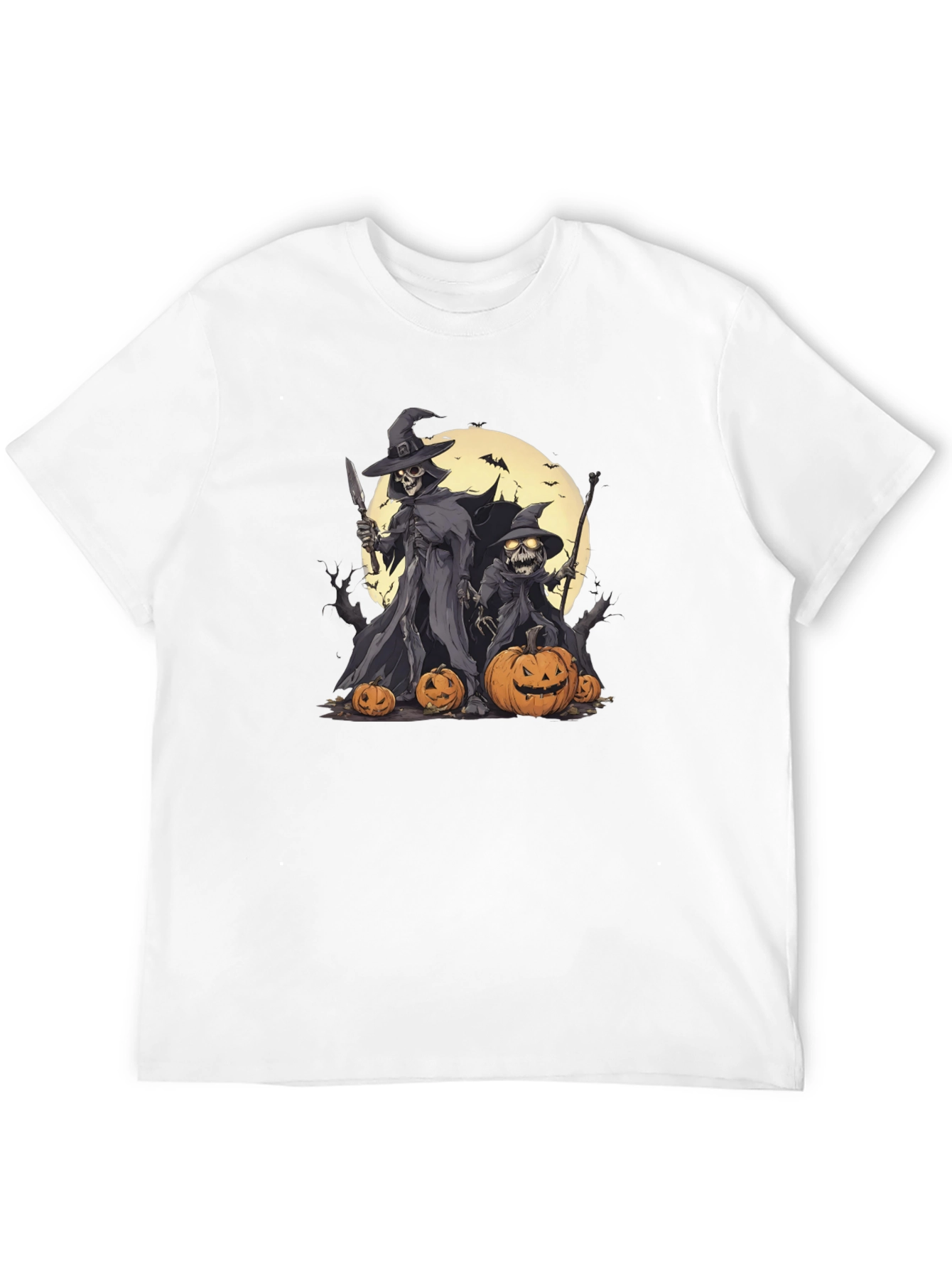 Halloween Skeleton Witch T-Shirt