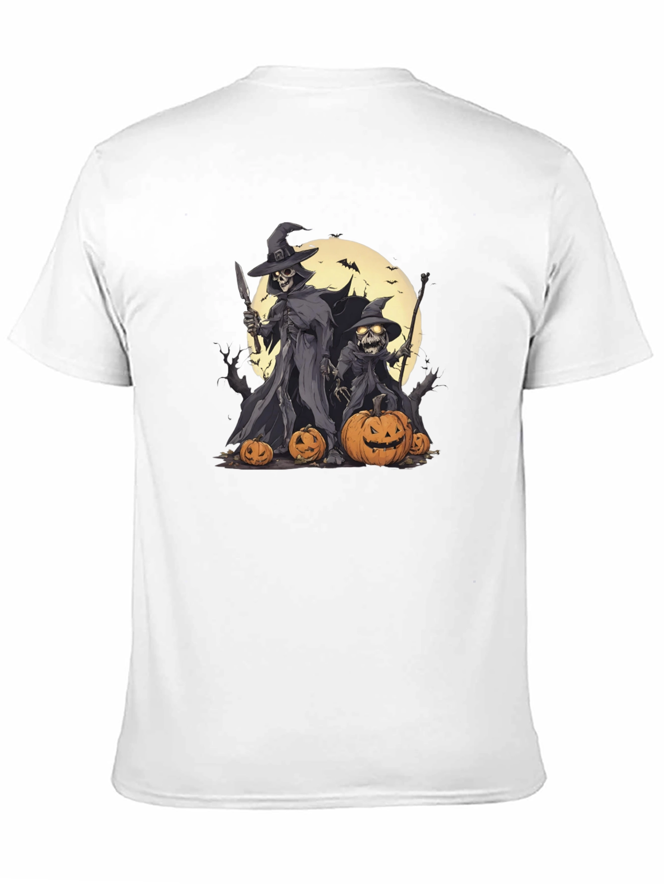 Halloween Skeleton Witch T-Shirt