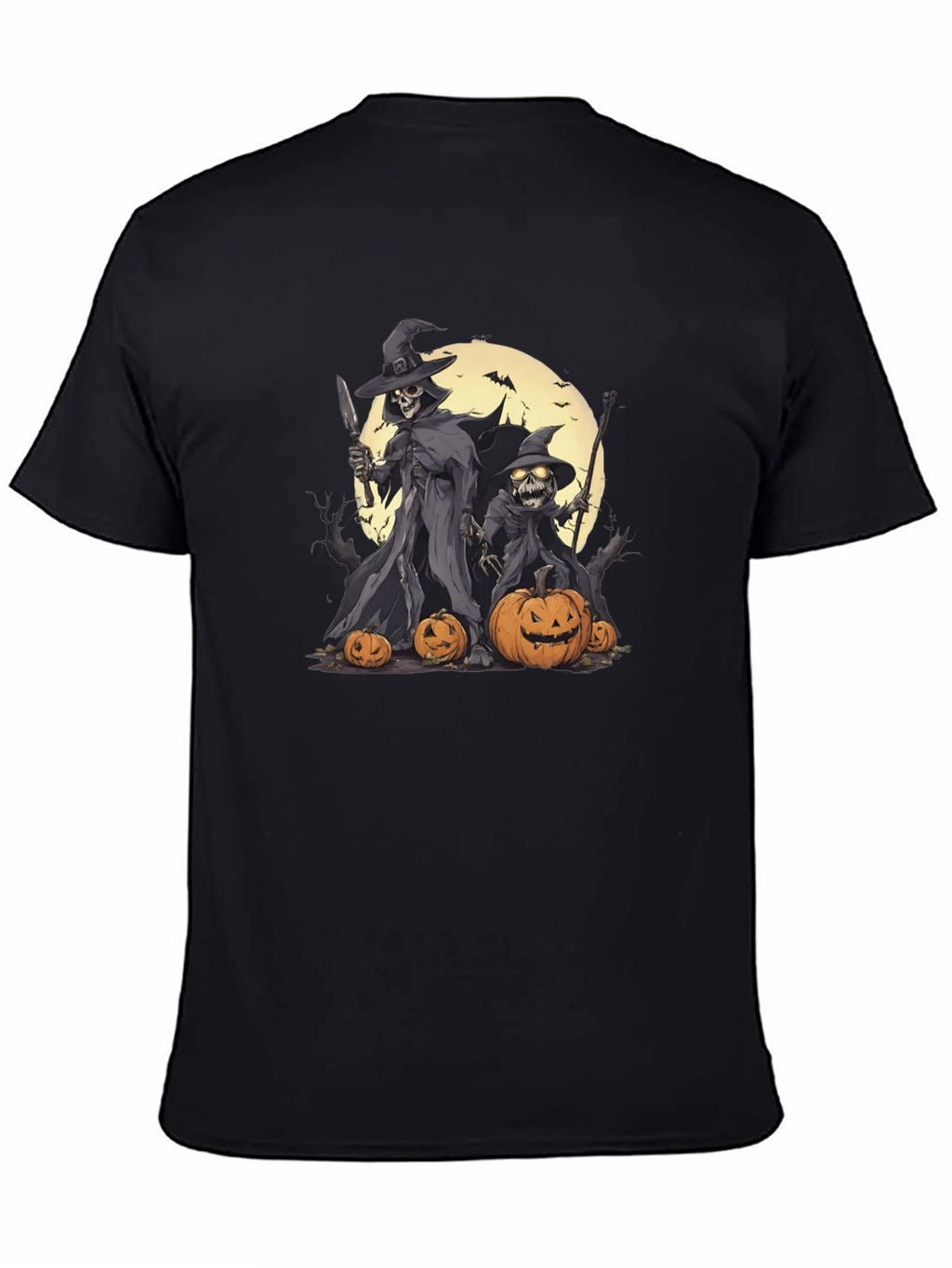 Halloween Skeleton Witch T-Shirt