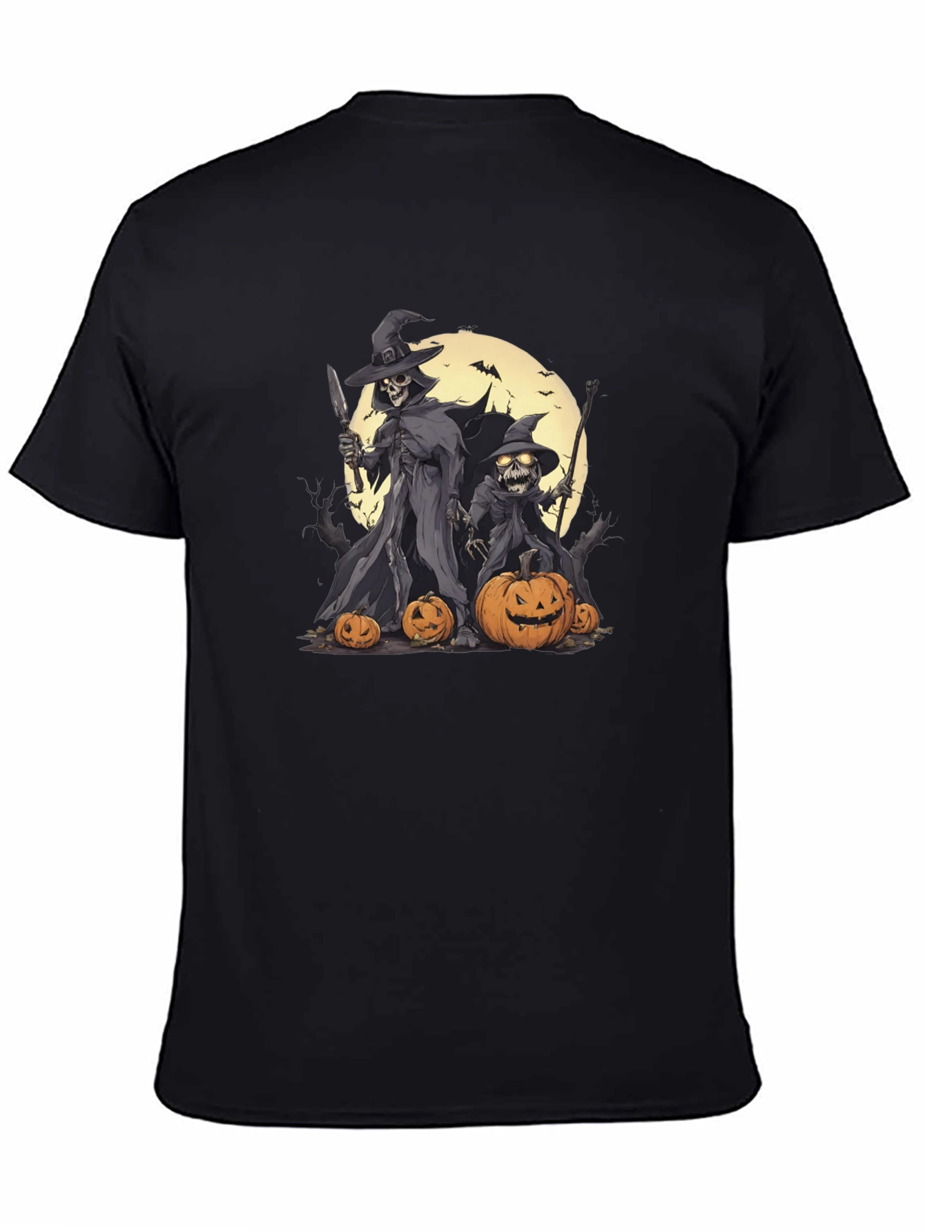 Halloween Skeleton Witch T-Shirt