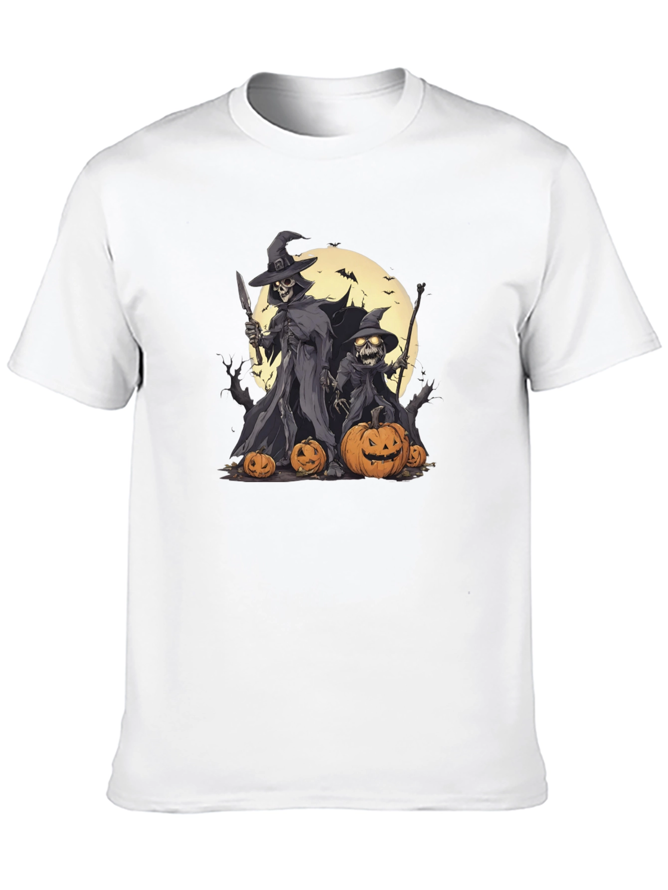 Halloween Skeleton Witch T-Shirt