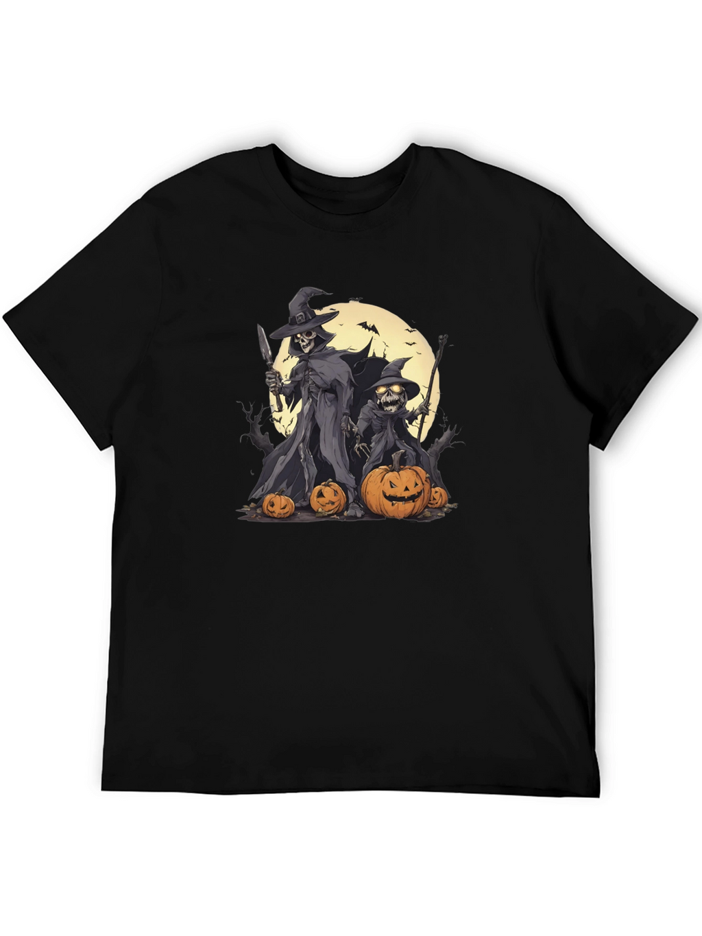 Halloween Skeleton Witch T-Shirt