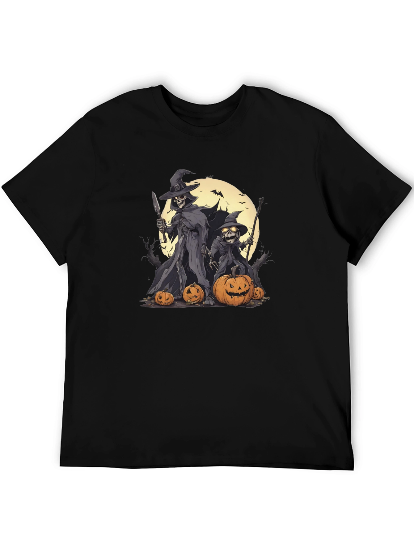 Halloween Skeleton Witch T-Shirt