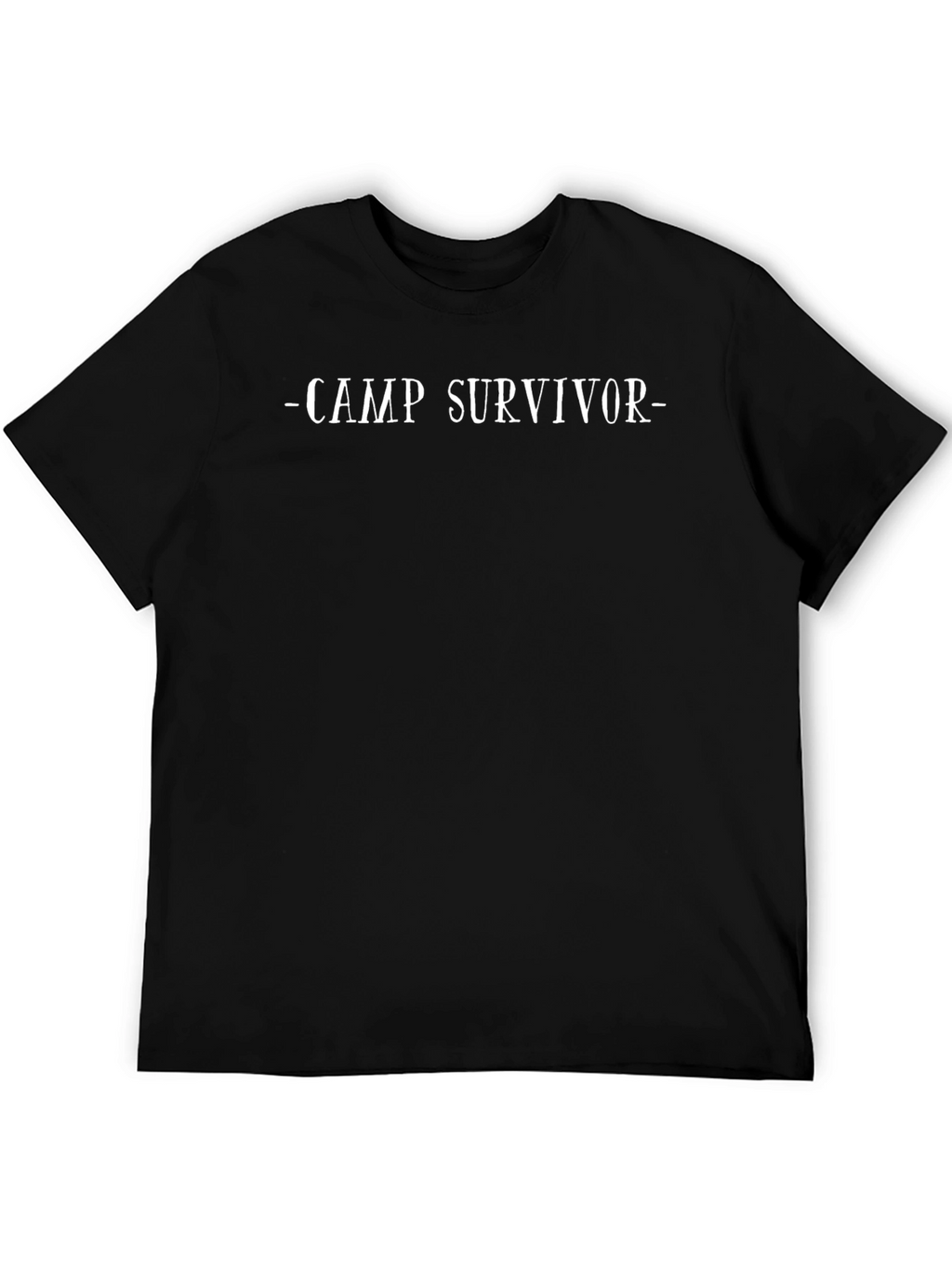 Camp Survivor Black T-Shirt