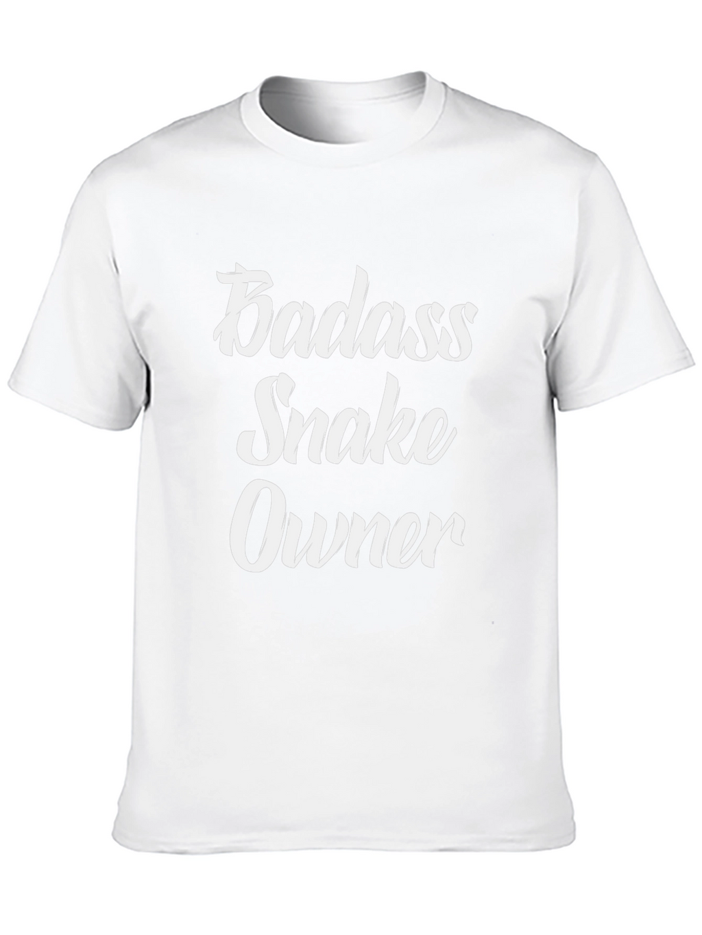 Badass Snake Owner Graphic Tee - Black
