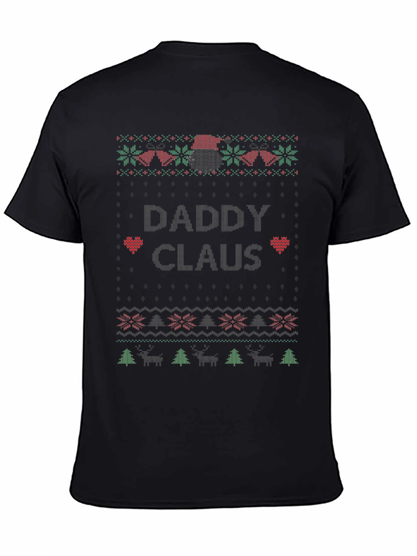 Daddy Claus Ugly Christmas Sweater Style T-Shirt