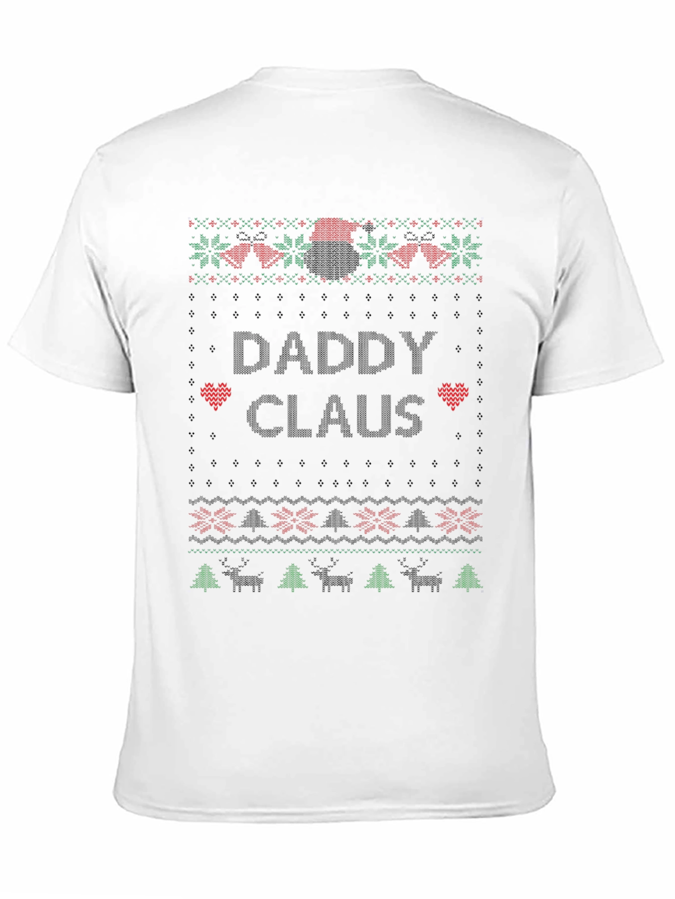 Daddy Claus Ugly Christmas Sweater Style T-Shirt