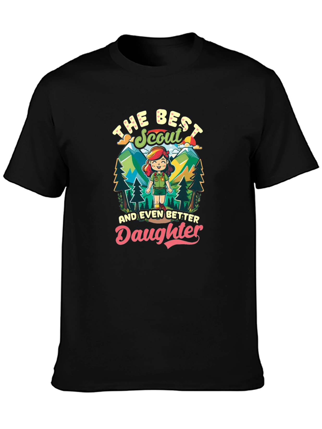 Best Scout Daughter T-Shirt - Gift for Girl Scouts