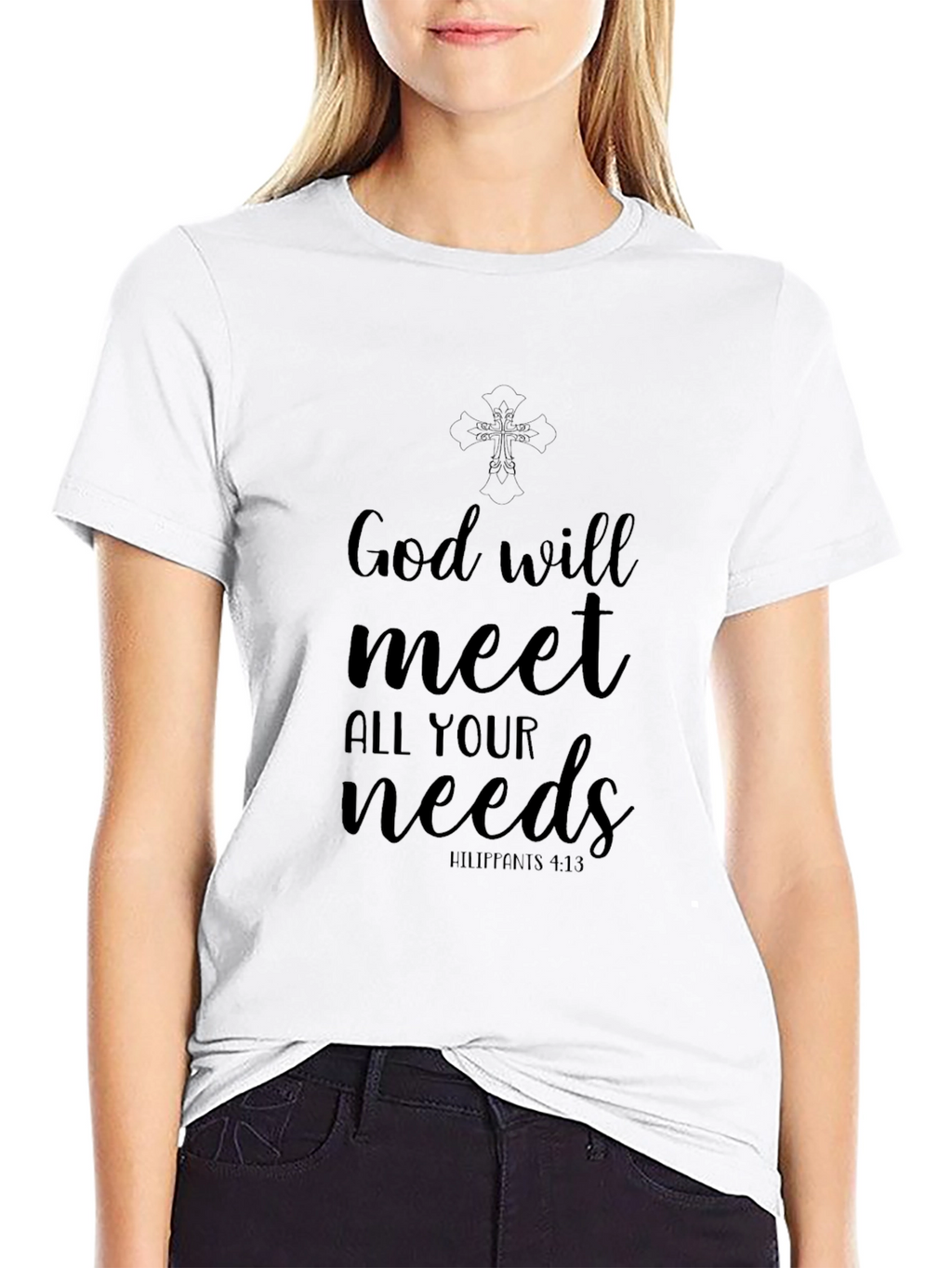 Faith-Based Tee: God Will Meet All Your Needs