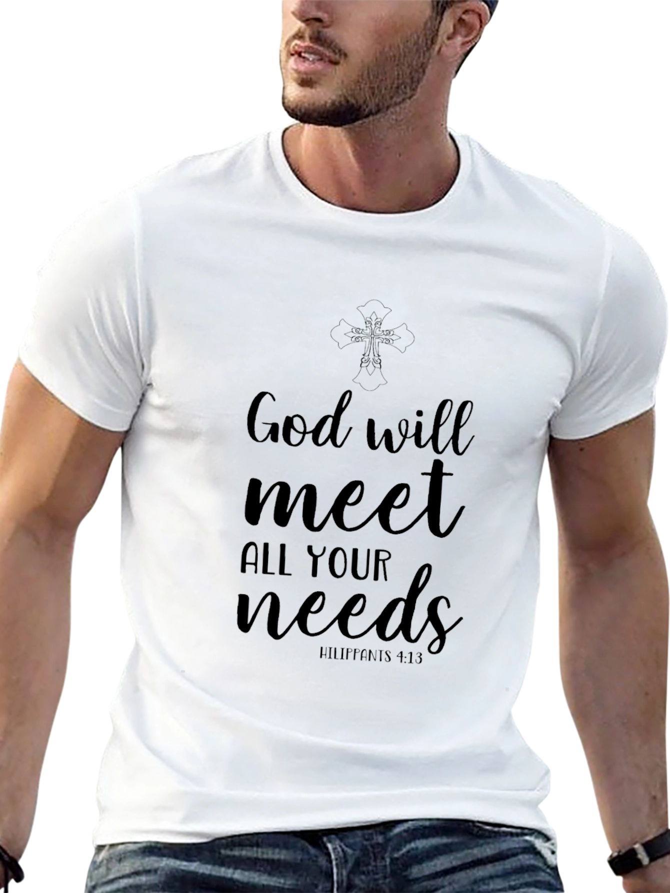 Faith-Based Tee: God Will Meet All Your Needs
