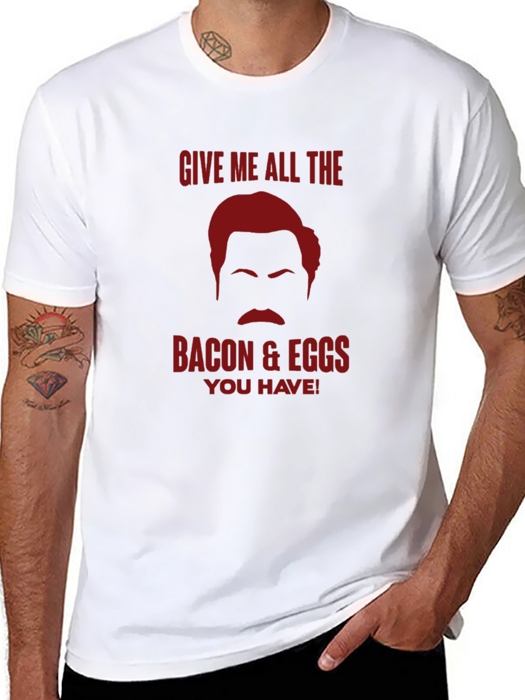 Bacon and Eggs Graphic T-Shirt