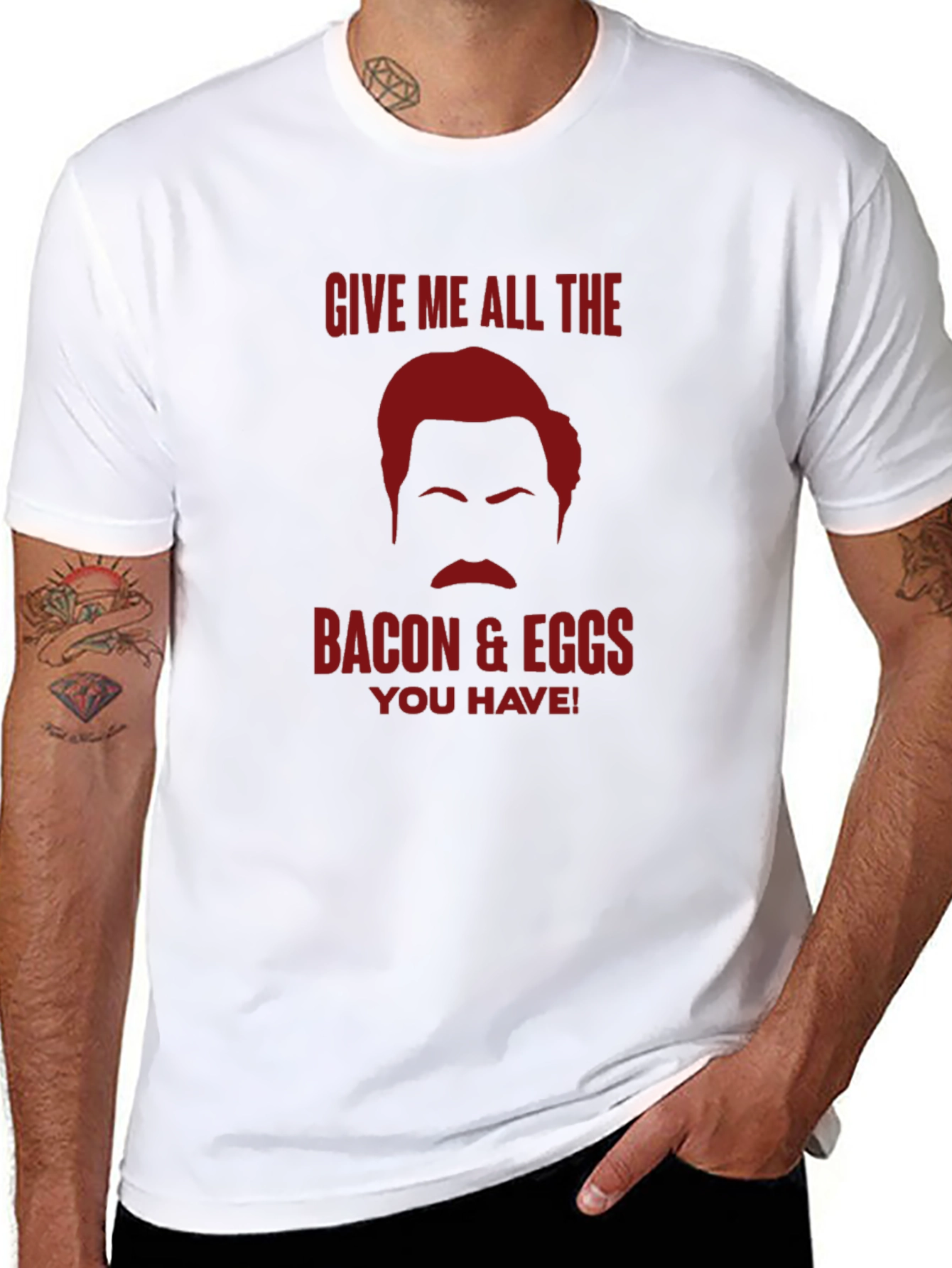 Bacon and Eggs Graphic T-Shirt