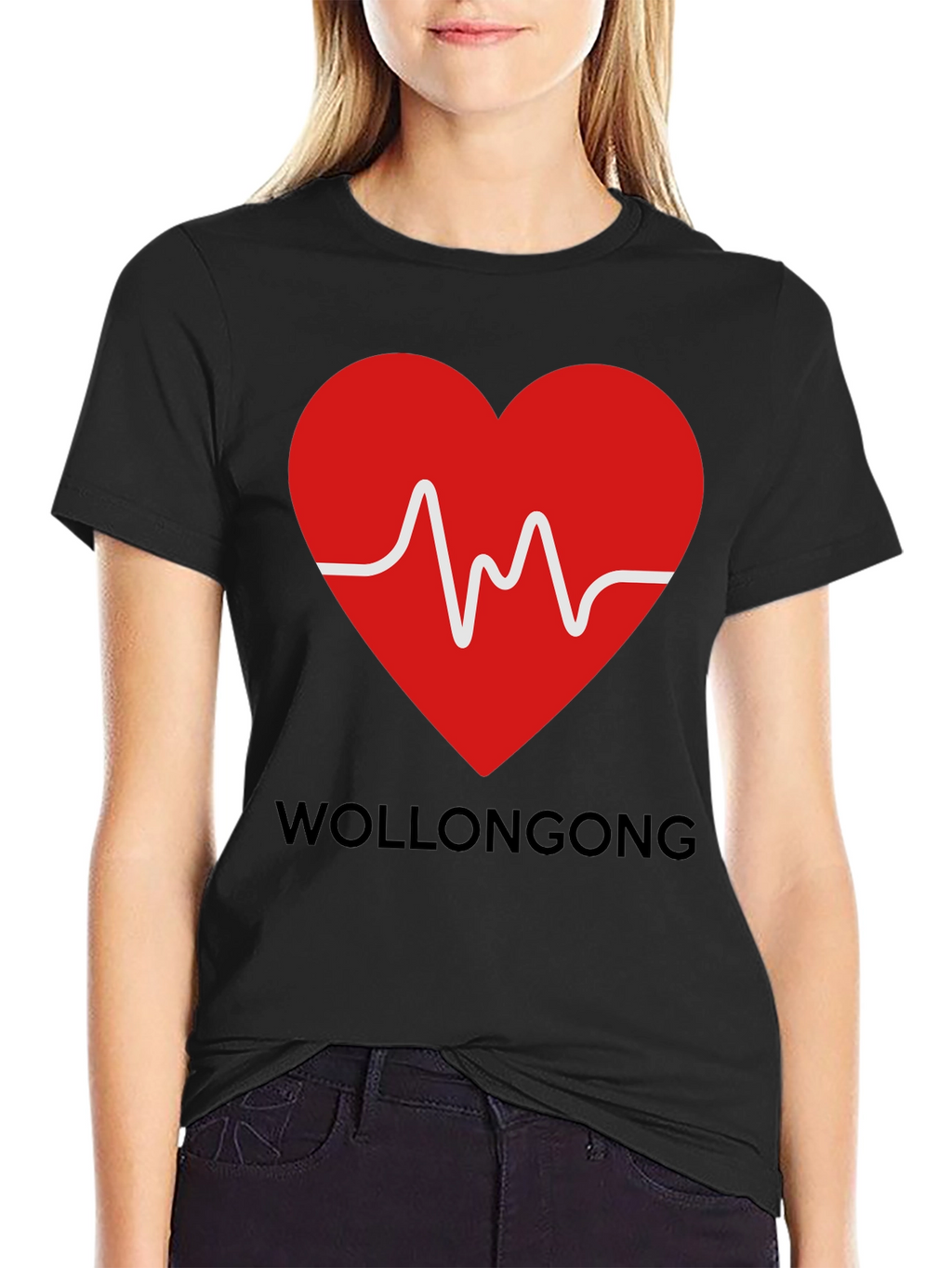 Wollongong Heartbeat T-Shirt - Graphic Tee