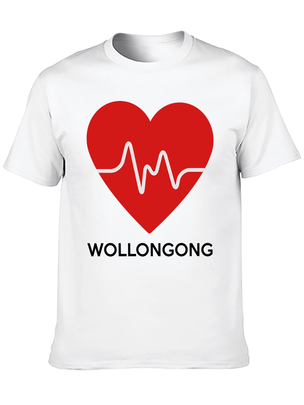 Wollongong Heartbeat T-Shirt - Graphic Tee