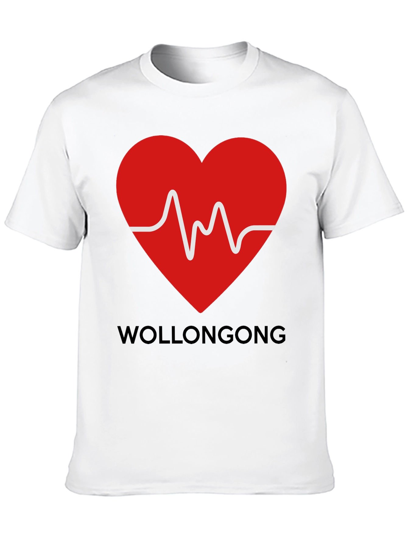 Wollongong Heartbeat T-Shirt - Graphic Tee